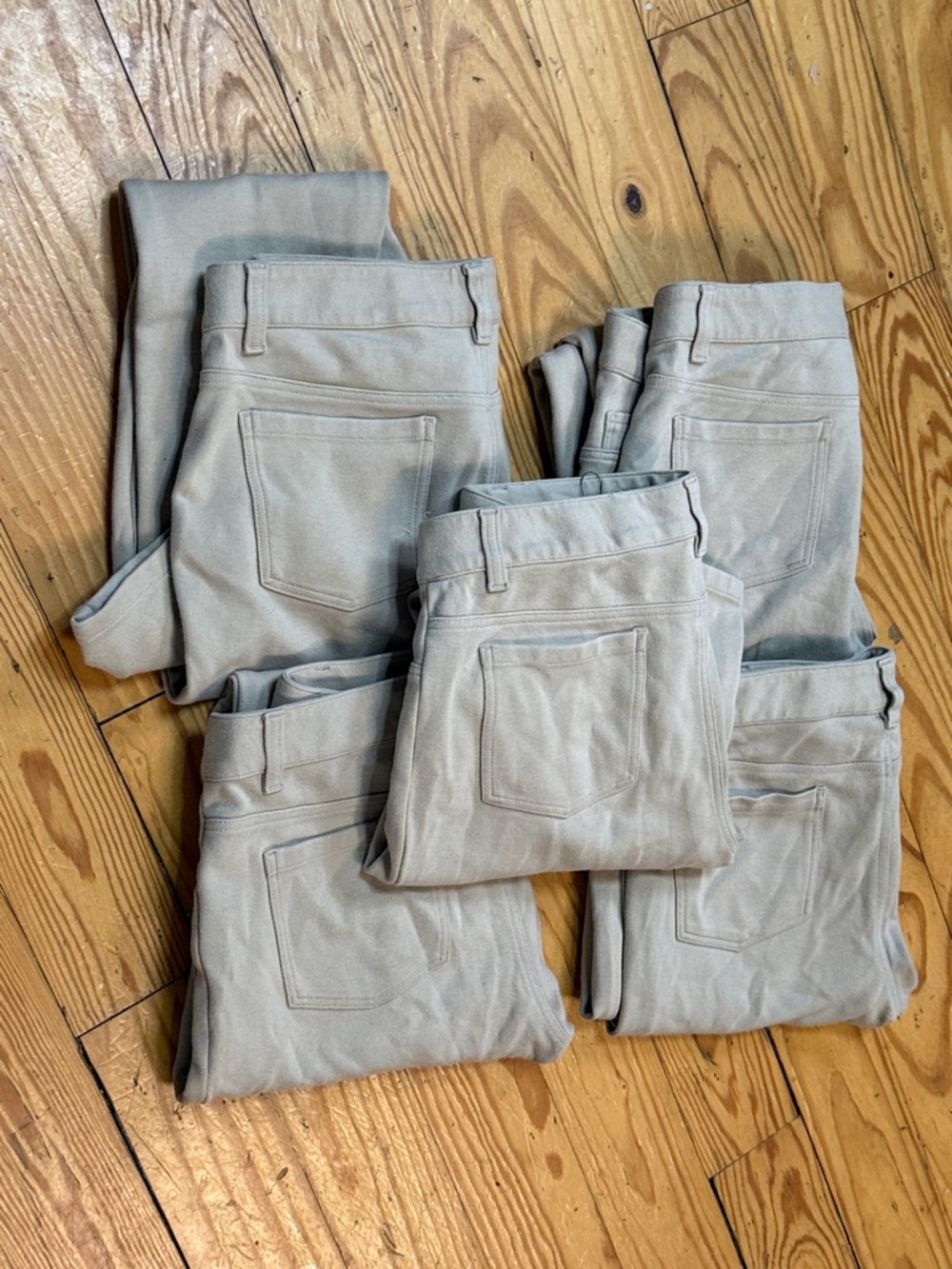 5 French Toast Khaki Skinny Stretch Twill Girls 14/16/Womens Small Uniform Pants